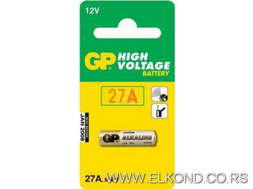 BATERIJA GP 12V 27A 8X28mm