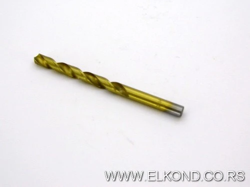 BURGIJA SPIRALNA  8.0 MM HSS TITAN. METAL,DRVO