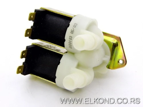 VENTIL VEŠ MAŠINE DVOKRAKI EV-218 HORIZONTALNI