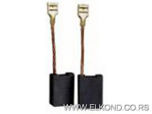 UGLJENA ČETKICA  6.3X6.3X15mm WOMAX 2/1 SET
