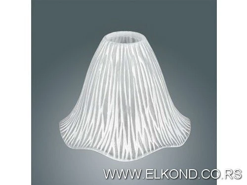STAKLO LUSTERA LS0040 BELO E27
