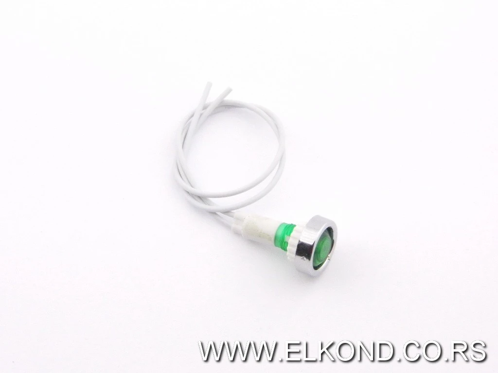 SIGNALNA SIJALICA 220V ZELENA FI-10MM