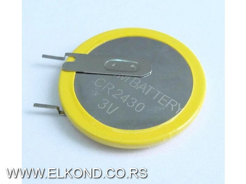 BATERIJA DUGMASTI CR2430 3V LITHIUM VERTIKALNI