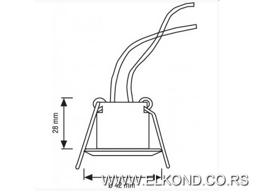 ROZETA M2067 HROM G4 MITEA
