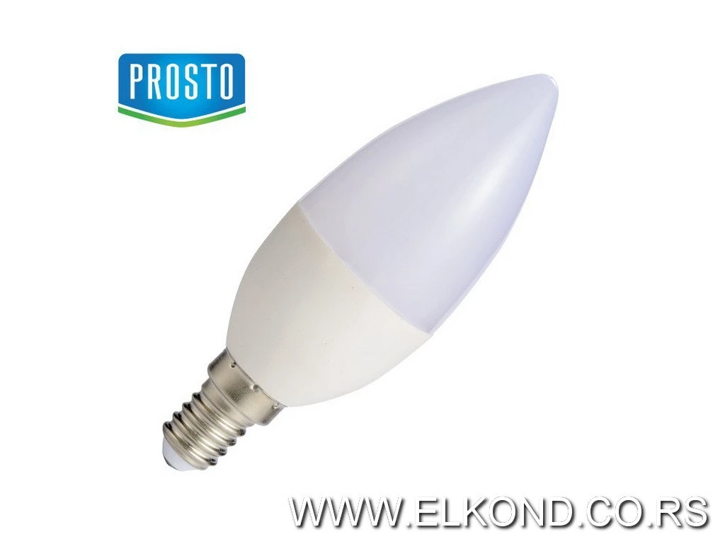 LED SIJALICA  5W E14 3000K 416lm C37 PROSTO