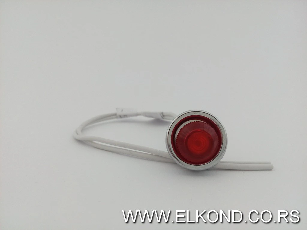SIGNALNA SIJALICA 220V FI-10MM CRVENA