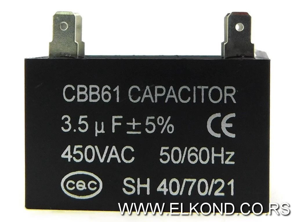 KONDENZATOR ZA KLIMU  3.5 MF CBB61