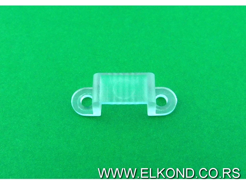 OBUJMICA SILIKONSKA   8X6X3MM ZA LED TRAKU