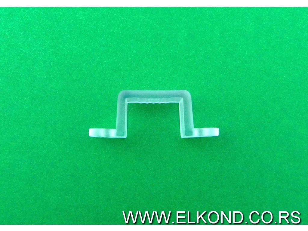 OBUJMICA SILIKONSKA   8X6X3MM ZA LED TRAKU