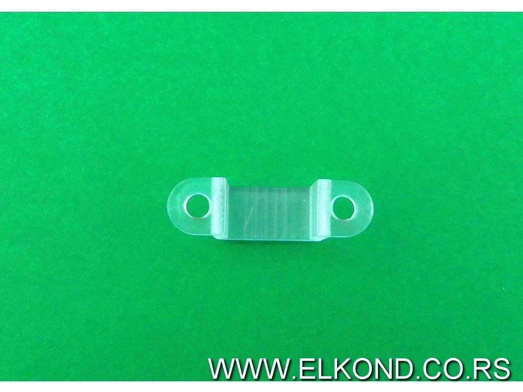 OBUJMICA SILIKONSKA   8X6X3MM ZA LED TRAKU