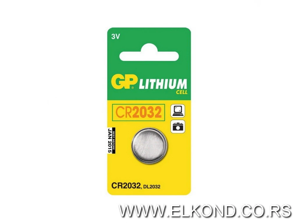 BATERIJA DUGMASTI CR2032 3V LITHIUM U BLISTERU