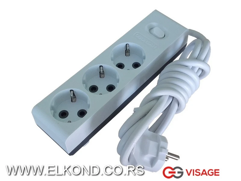 PRODUŽNI KABEL  3/5M SA PREKIDAČEM VISAGE 315