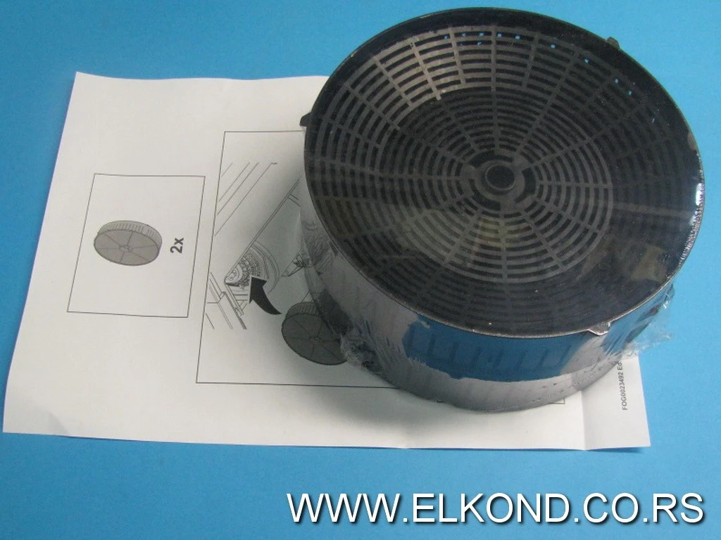 UGLJENI FILTER ASPIRATORA WHI 641 E6XG D173X43,5mm