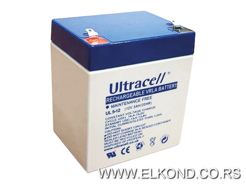 AKUMULATOR ŽELE 12V 5Ah 90X70X107mm