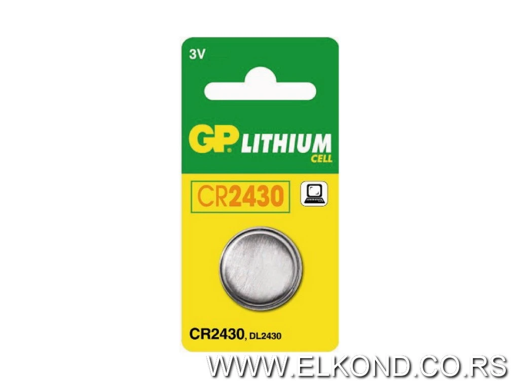 BATERIJA DUGMASTI CR2430 3V LITIUM U BLISTERU