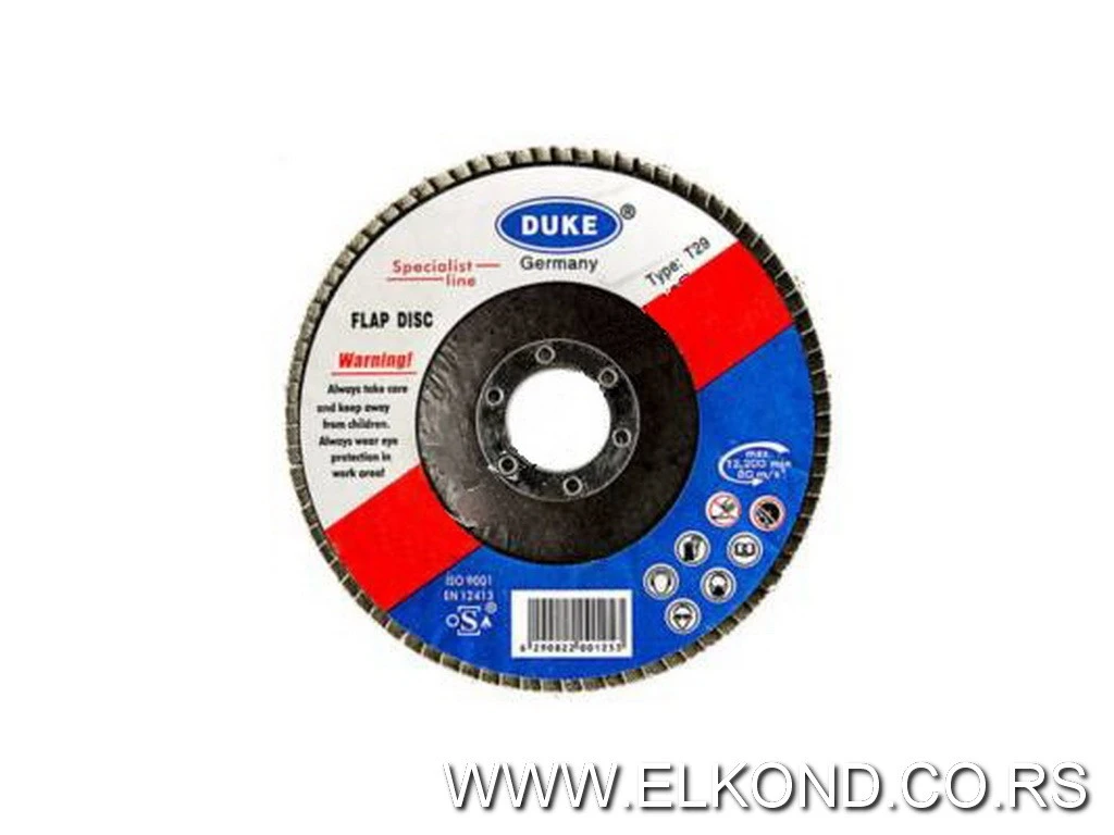 BRUSNI LAMELNI DISK115X22  P120 DUKE