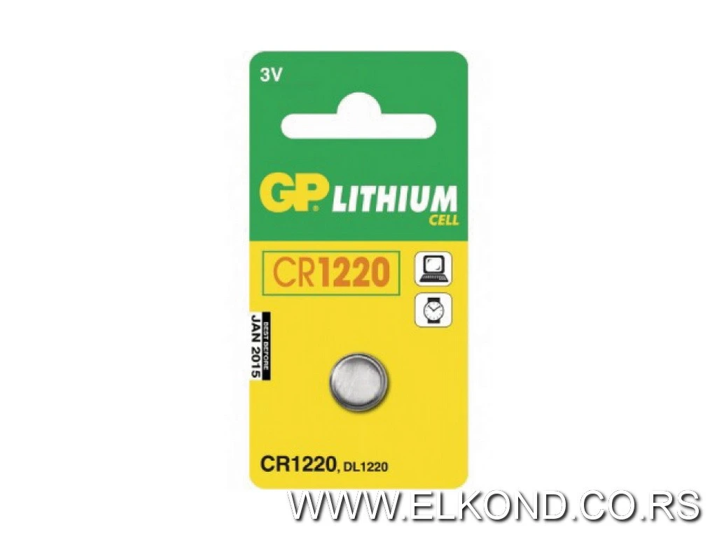 BATERIJA GP 3V CR1220