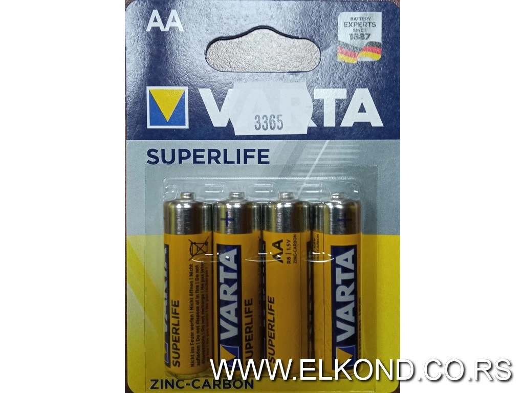 BATERIJA VARTA  AA 1.5V SUPER LIFE