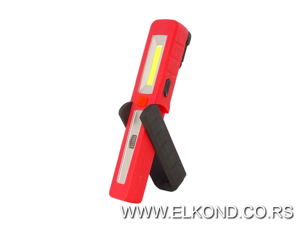 BATERIJSKA LAMPA 3W COB+1LED PUNJIVA USB 500mA