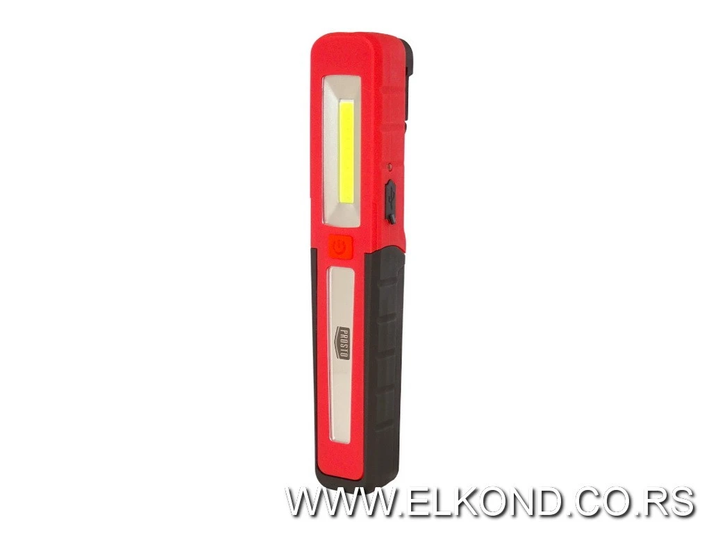 BATERIJSKA LAMPA 3W COB+1LED PUNJIVA USB 500mA