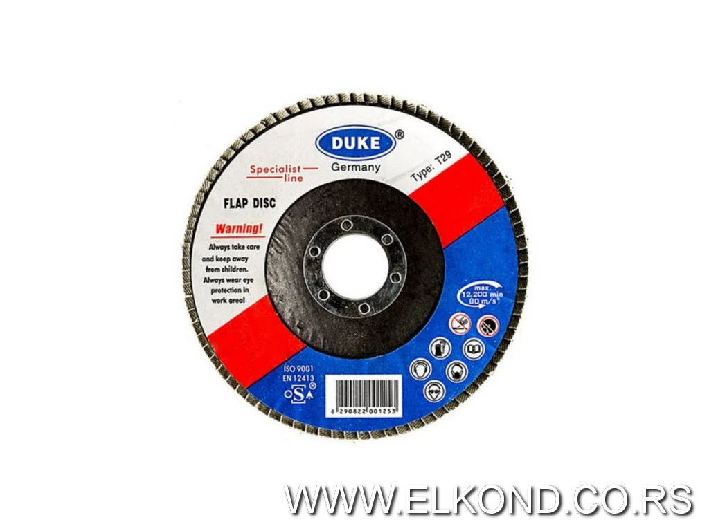 BRUSNI LAMELNI DISK115X22  P60 DUKE