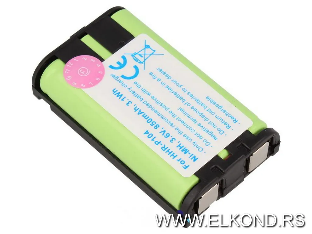 Baterija 3.6V 850mAh punjiva CPAA36056