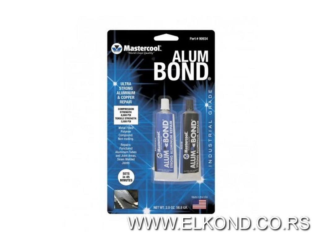 DVOKOMPONENTNA MASA ZA KRPLJENJE ALUMINIJUMA 2X94G MASTERCOOL