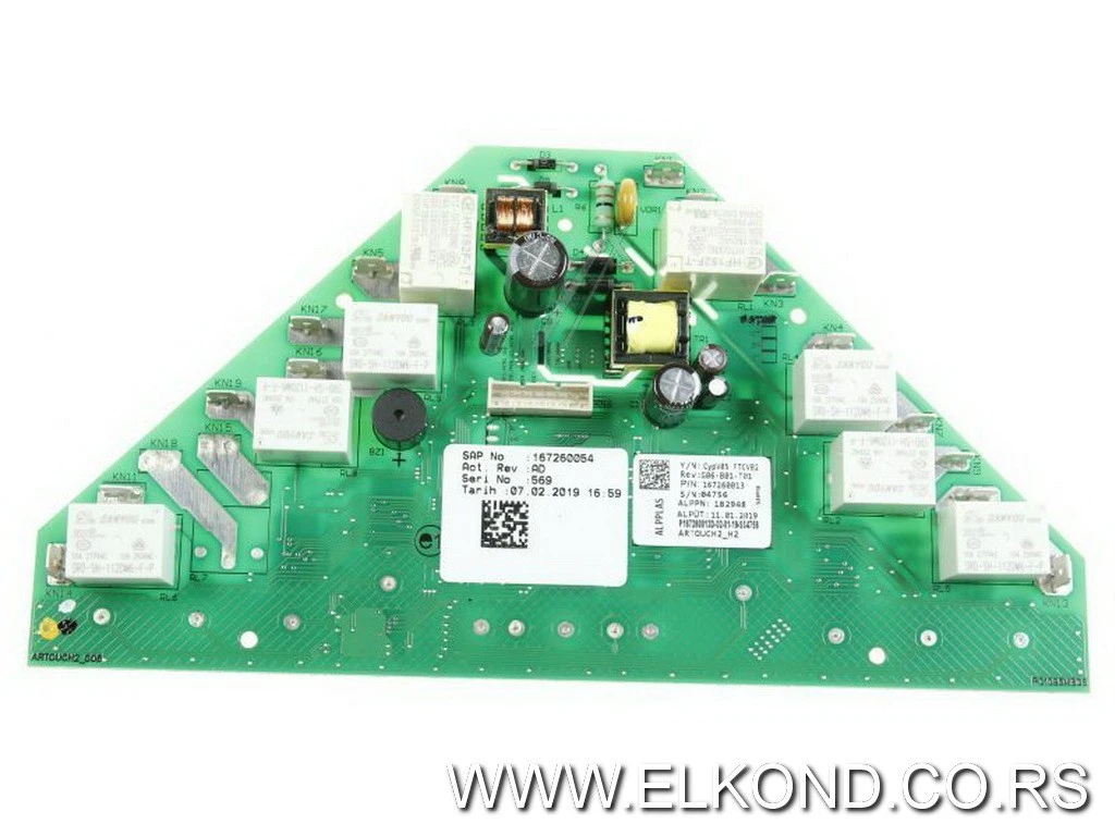 ELEKTRONIKA UGRADNE PLOČE BEKO 167260054