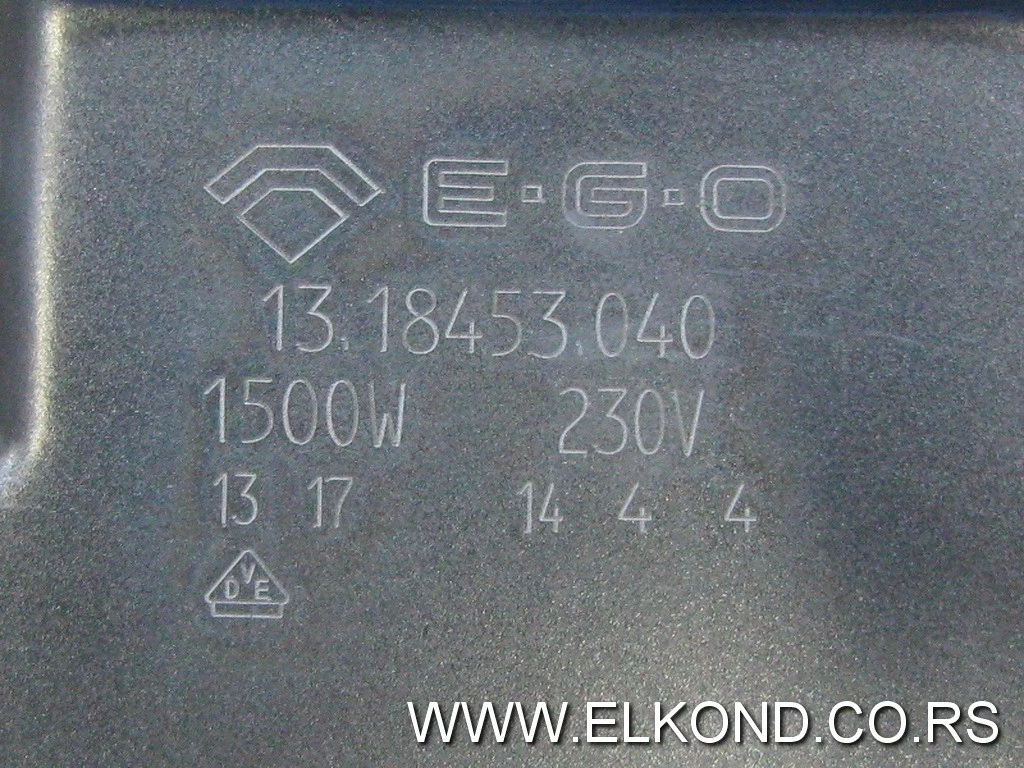 GREJNA PLOČA 180MM 1500W  NIZAK OBRUČ