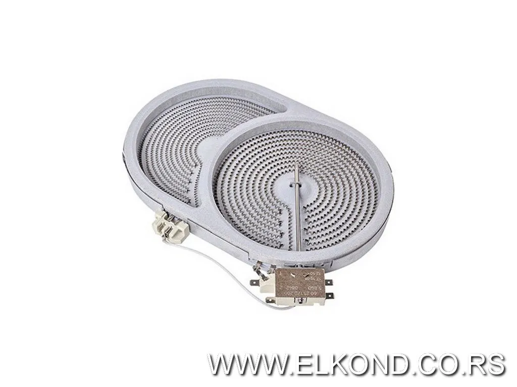 GREJNA PLOČA OVAL 1500/2400W BEKO 162260005