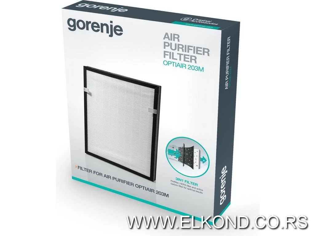 HEPA FILTER ČISTAĆA ZA VAZDUH OPTIAIR 203M GORENJE