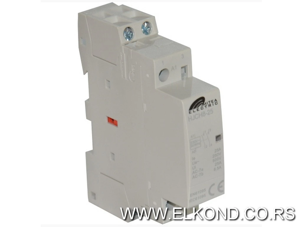 KONTAKTOR 25A 220V MODULARNI NA ŠINU MITEA