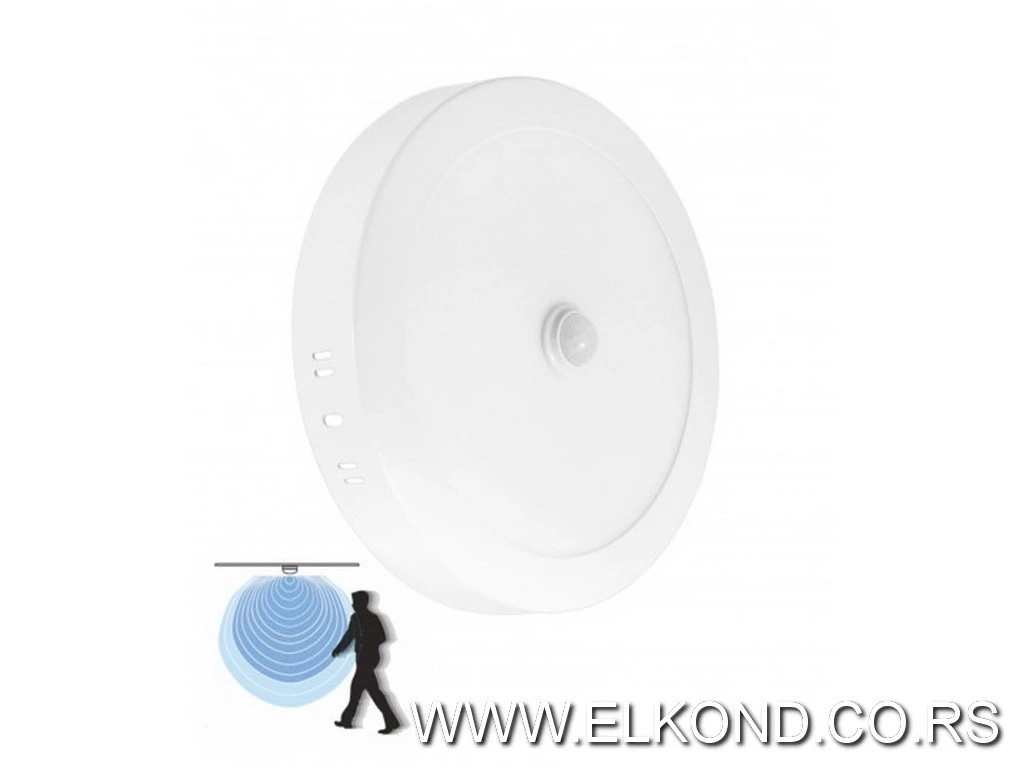 LED PANEL 18W 6500K SA SENZOROM OKRUGLI M18NO-PLS
