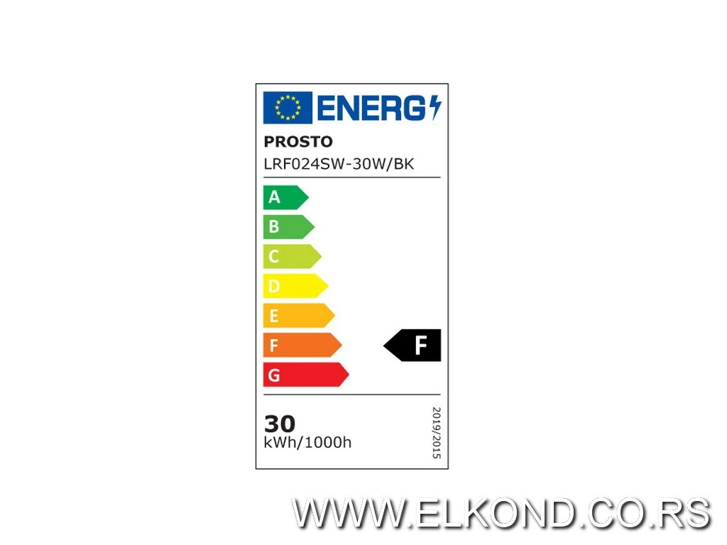 LED REFLEKTOR 30W SA SENZOROM PROSTO CRNI