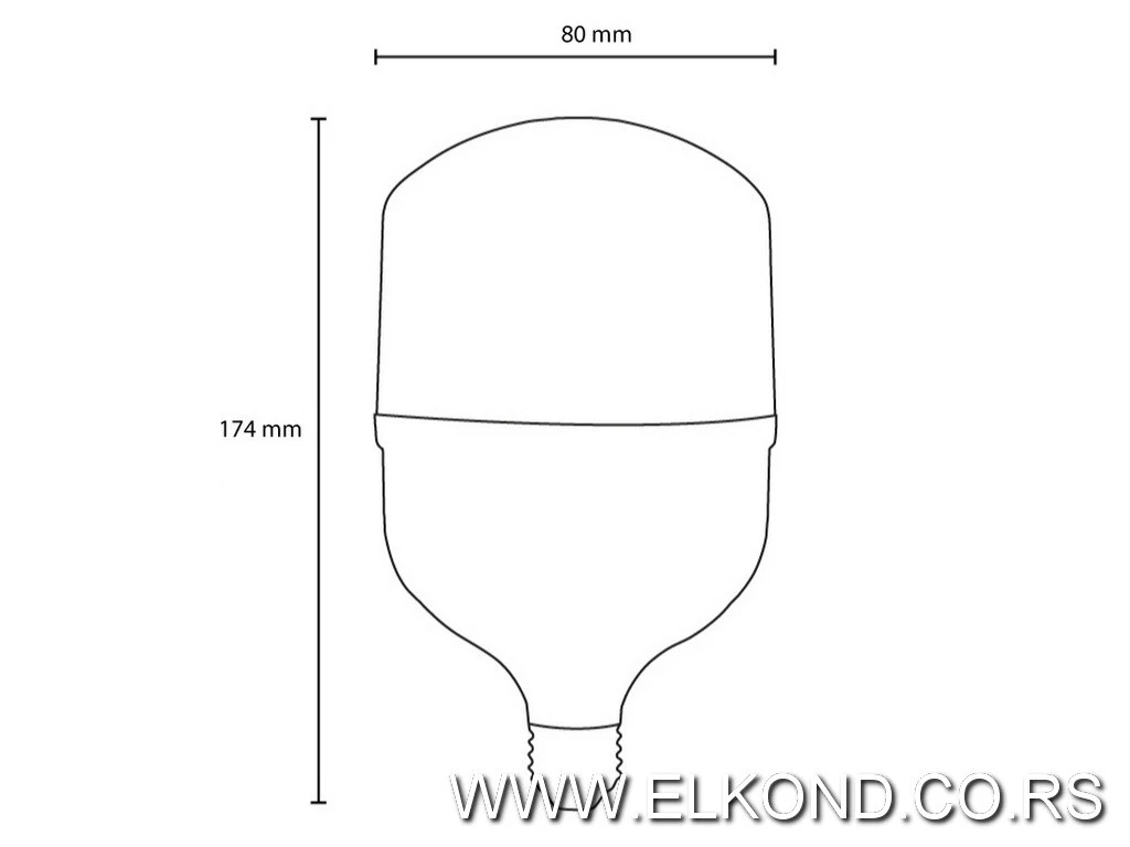 LED SIJALICA 20W E27 6400K PROSTO