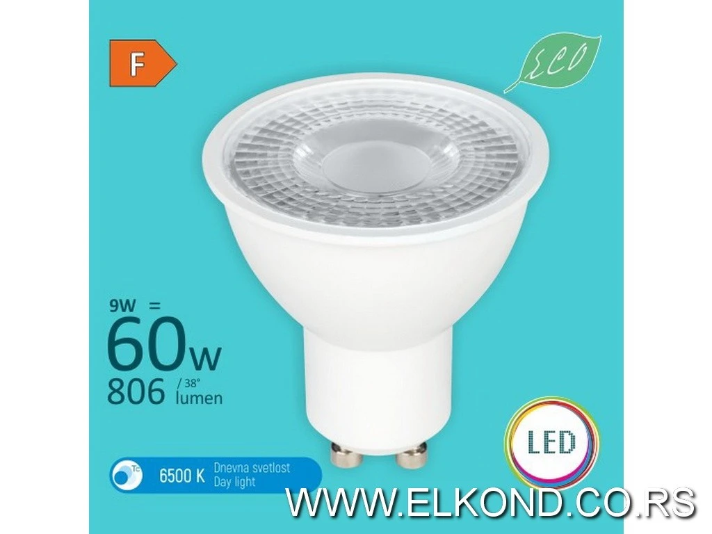 LED SIJALICA  9W GU10 6500K M2 MITEA ECO