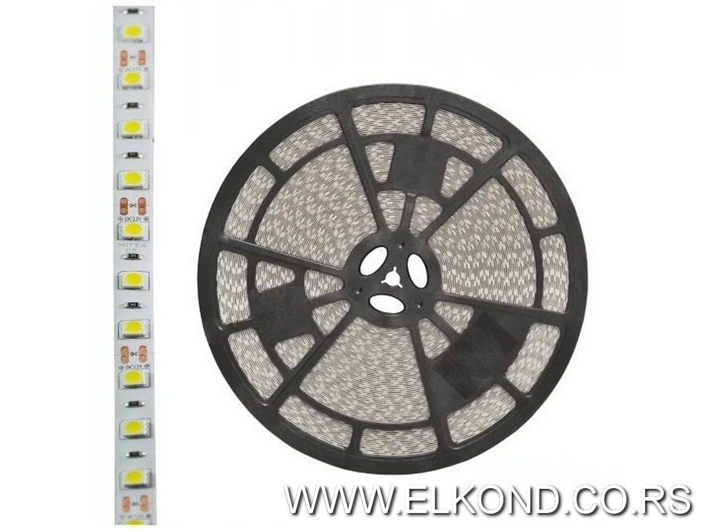 LED TRAKA MLR-5050-60-ML 6500K BELA 12V 8W 60LED/1m