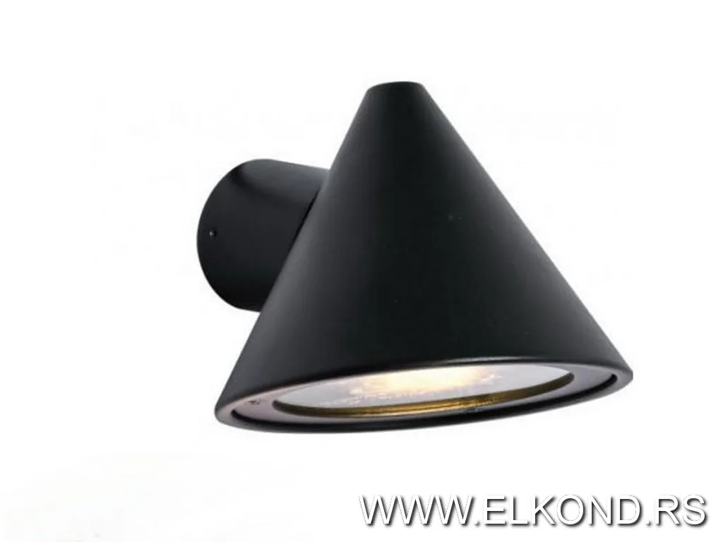 Lampa M2018-C zidna spoljna mat crna GU10 MITEA