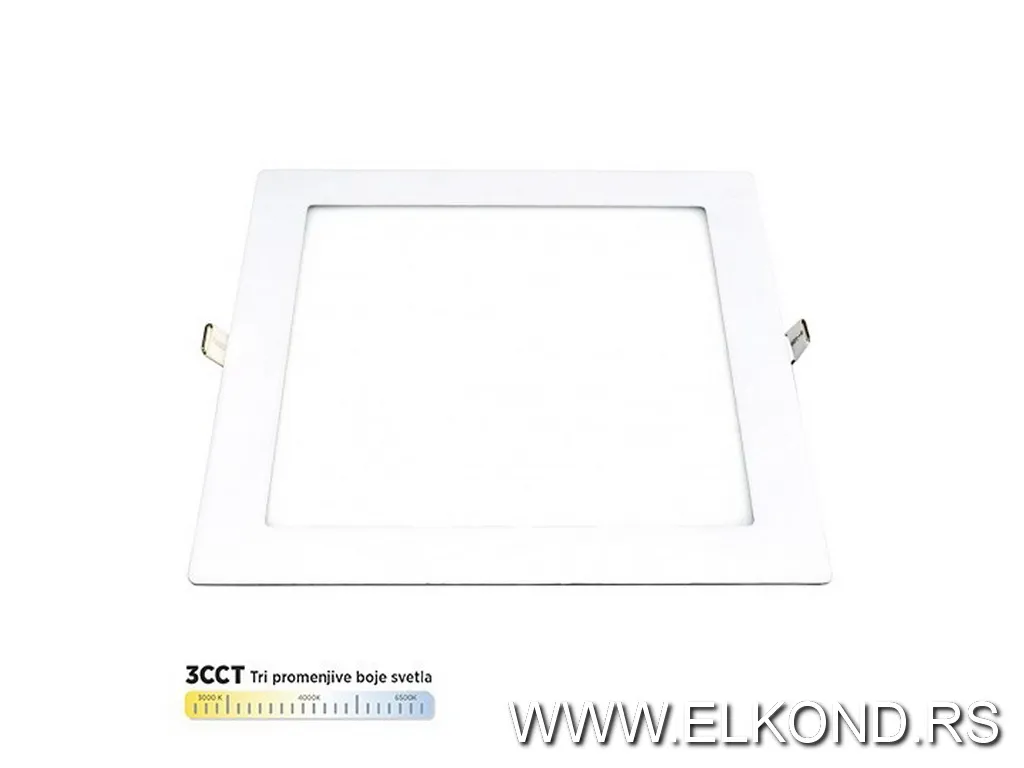 Led panel 18W 3000-6500K kvadratni ugradni MITEA