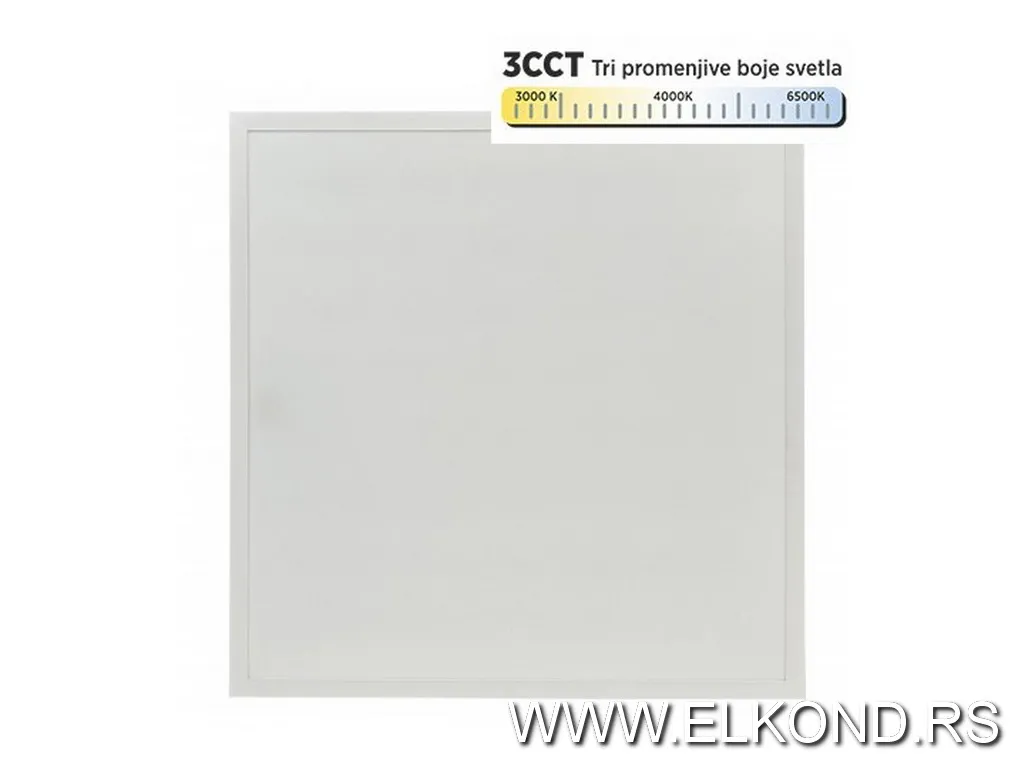 Led panel 36-40-48W CCT 220V M203427-B1 MITEA 600X600 beli ram