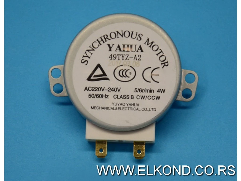 MOTOR MIKROTALASNE PEĆI ZA TANJIR 220V alt-104213