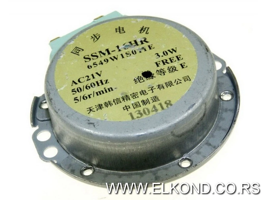 MOTOR MIKROTALASNE PEĆI ZA TANJIR  21V AC 3W LG