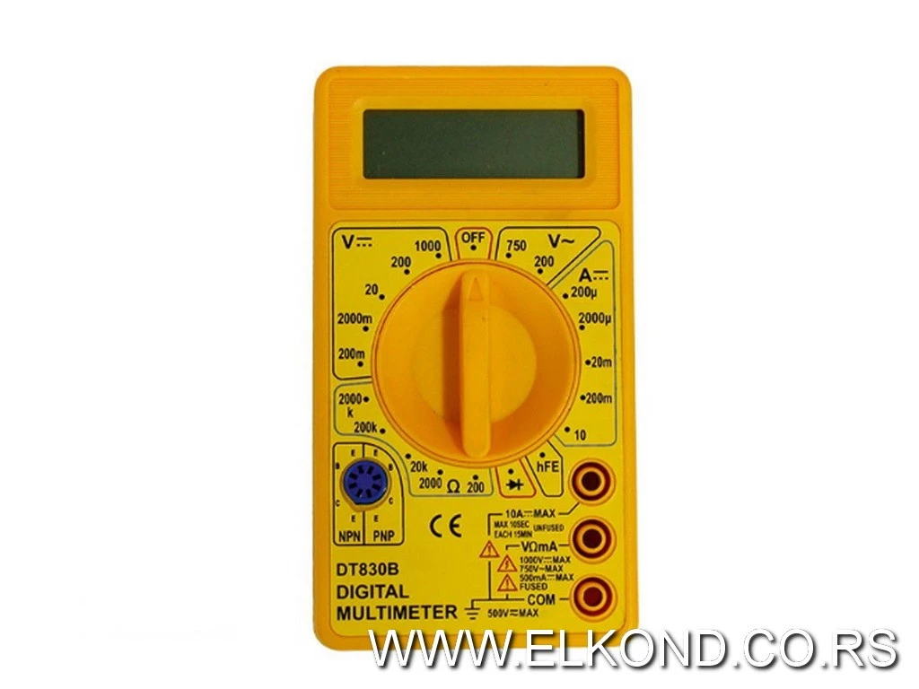MULTIMETAR DIGITALNI DT830B WOMAX