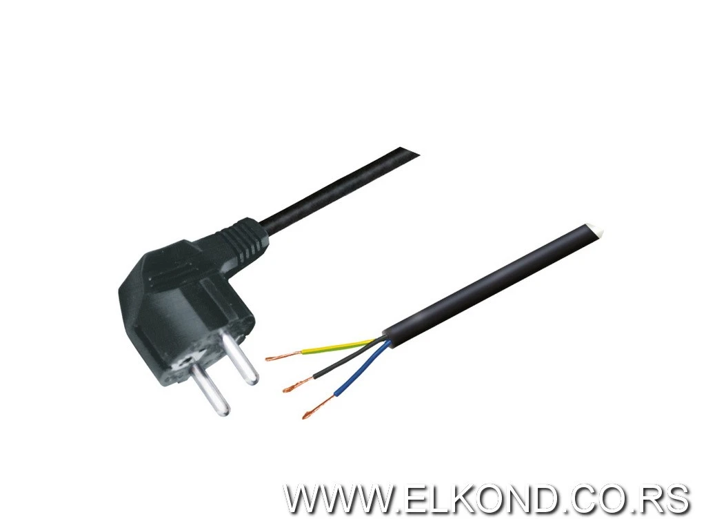 PRIKLJUČNI KABEL 3X0.75 1.8M