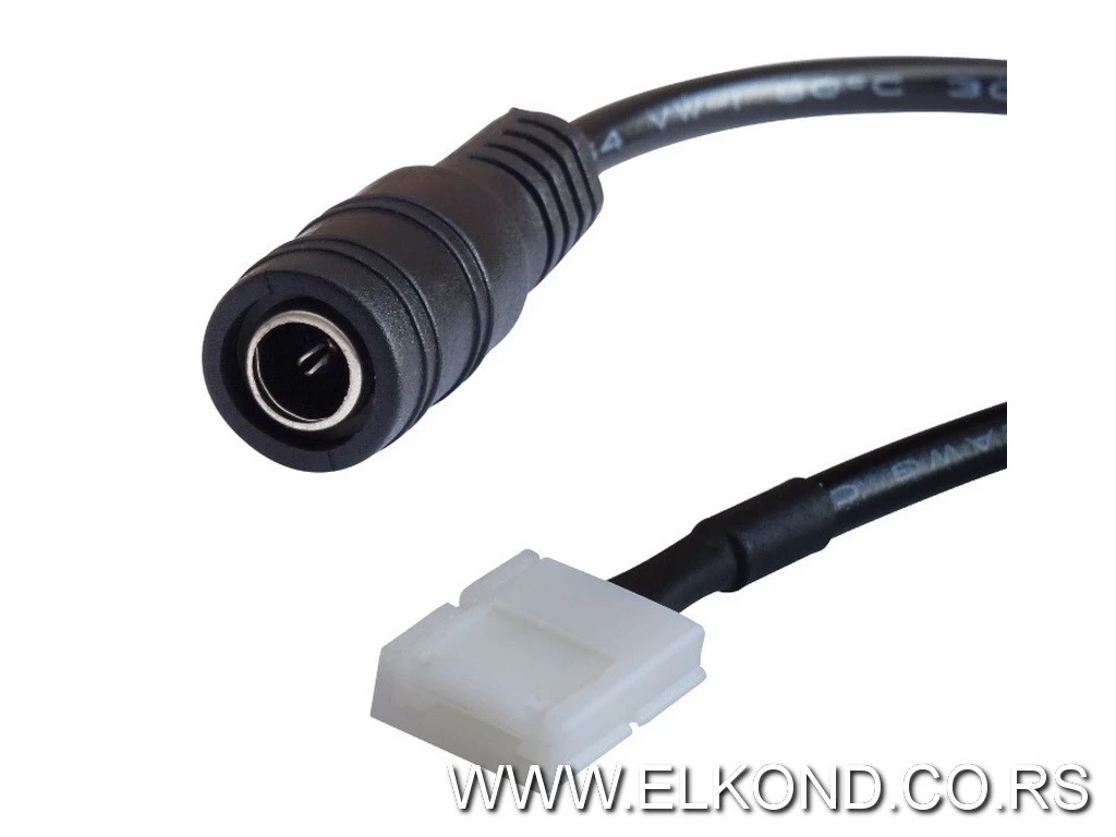 PRIKLJUČNI KABEL LED TRAKE  8mm DC5,5x2,1mmŽENSKI