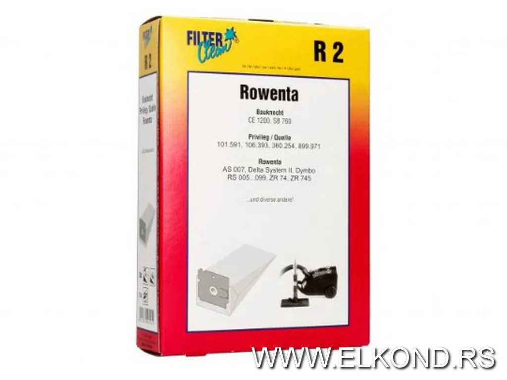 Papirna kesa usisivača ROWENTA 000068-K set