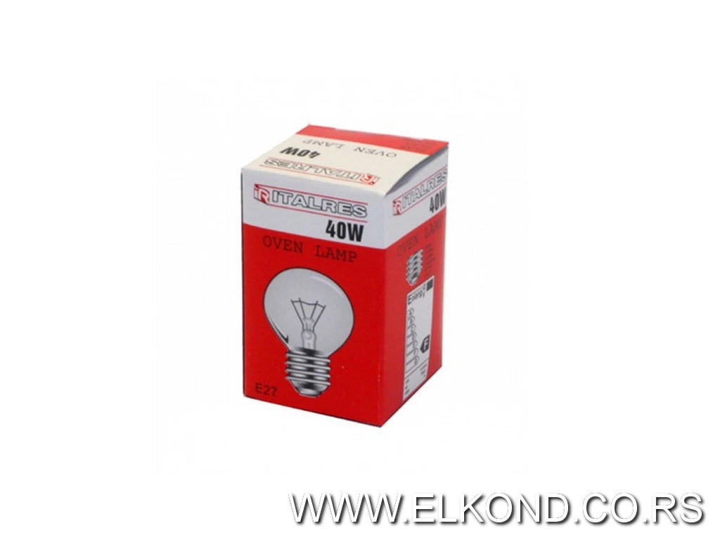 SIJALICA RERNE 40W E27 300C