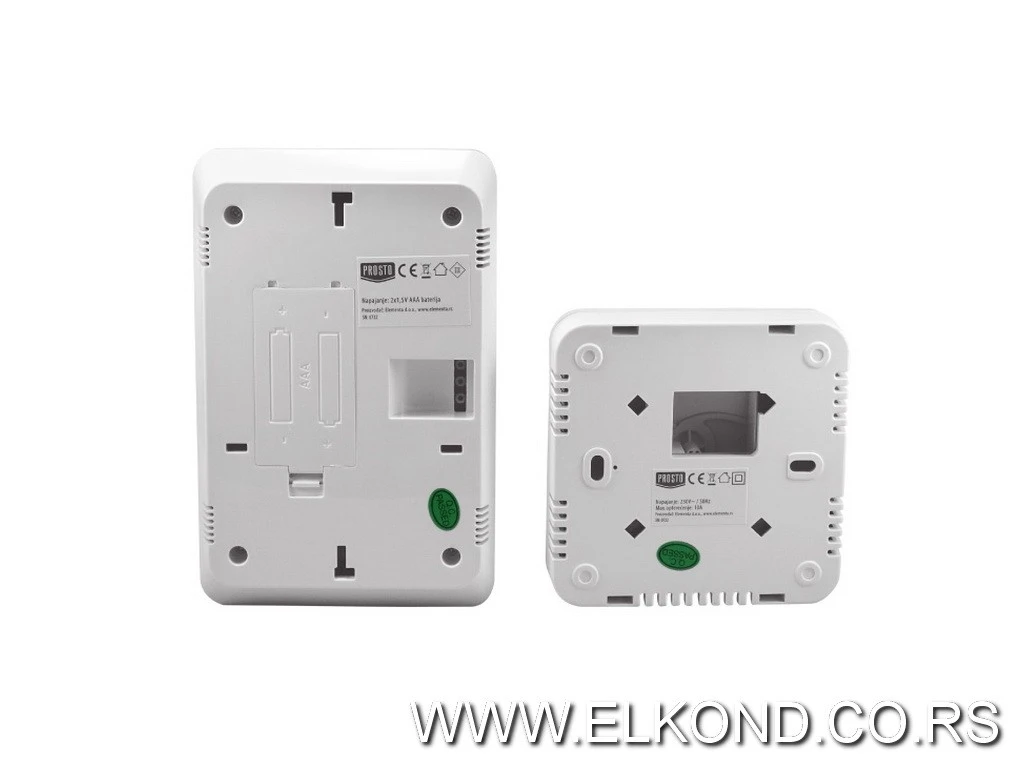 SOBNI DIGITALNI TERMOSTAT BEŽIČNI PROSTO DST-304RF