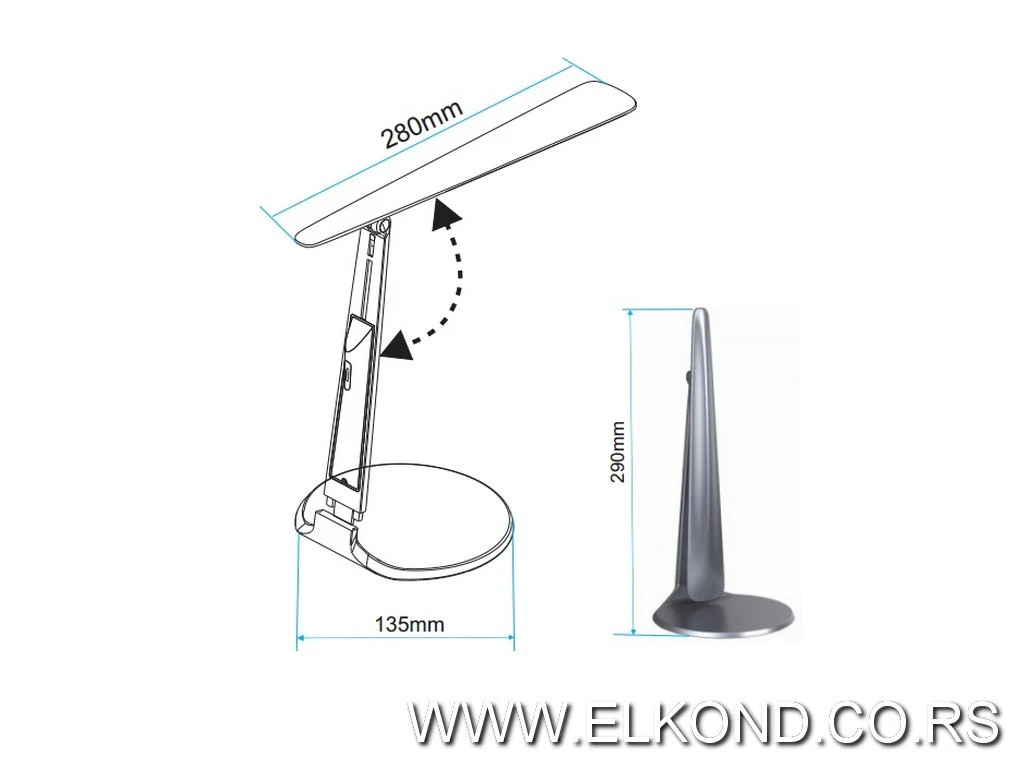 STONA LAMPA M1062 4500K 4W SIVA