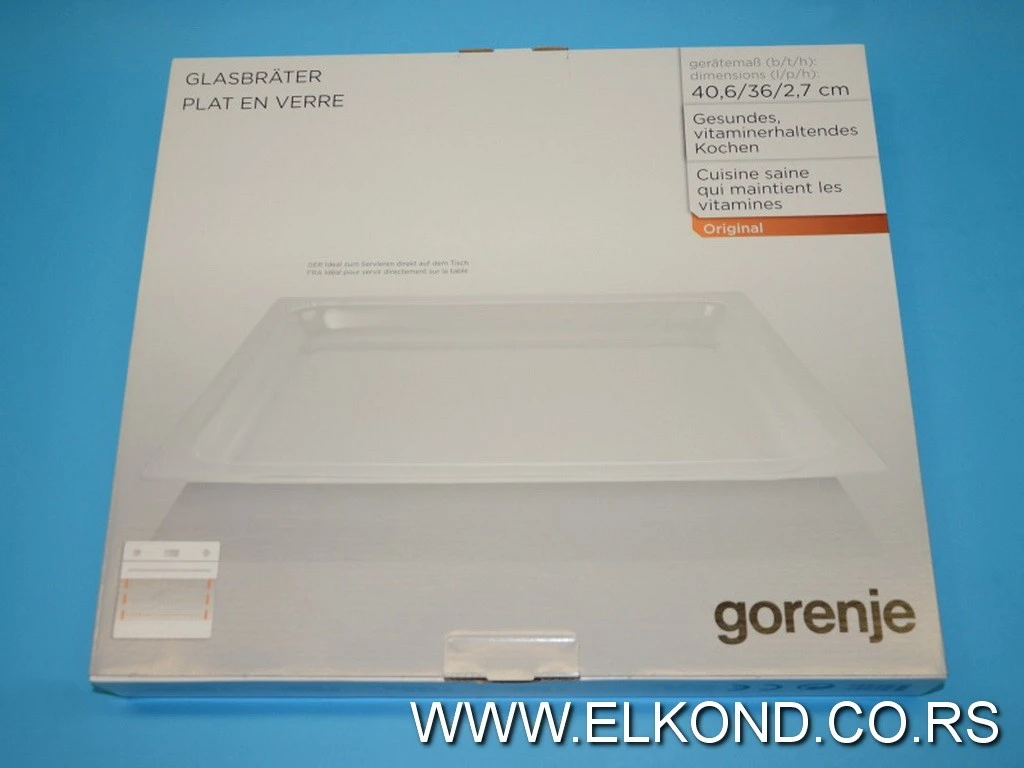 TEPSIJA PLITKA STAKLENA AC035 GORENJE 334772